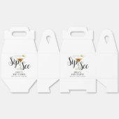 Sip & Seeエレガント Martiniカクテルベビーシャワー フェイバーボックス (見開き)