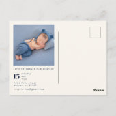 Sip & Seeパーティの招待状ポストカード ポストカード (裏面)