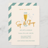 Sip & Shop招待状 招待状 (正面/裏面)