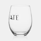 SIP SIP HOORAY卒業生 ステムなしワイングラス (左)