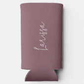 Sip Sip Hooray カスタマイズ可能なバチェロレッテパーティー スリム缶クーラー (裏面)