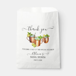 sip、sip、hooray!モスクワミュレブライダルシャワー フェイバーバッグ