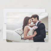 Sip Sip Hooray 2 フォトエンゲージメントパーティー招待状 セーブザデート (裏面)