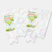 Sip Sip Sip Horray Bubbles Birthday Party フェイバーボックス (見開き)