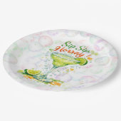 Sip Sip Sip Horray Bubbles Birthday Party ペーパープレート (アングル)