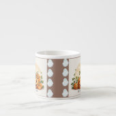 「Sip, Sip, Spook！」ハロウィンのかぼちゃマグカップデザイン エスプレッソカップ (正面)