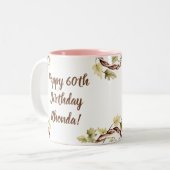 「Sip、Sloth、リラックスRepeat」 ツートーンマグカップ (正面左)