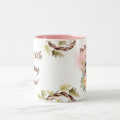 「Sip、Sloth、リラックスRepeat」 ツートーンマグカップ (中央)