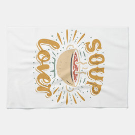 Sip、Slurp、スマイル：スープ愛好家のギフトデリバンザ キッチンタオル