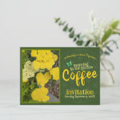 Sip Smile & Celebrate Coffee Morning in the Garden 招待状 (スタンド正面)