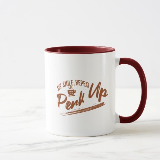 Sip Smile Repeat Coffee Cup マグカップ (右)