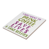 Sip, Snap Repeatカフェインの自己追跡デザイン タイル (側面)