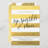 SIP, SPARKLE, SHINE ホリデーパーティーのご招待 招待状 (正面/裏面)