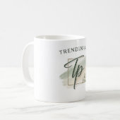 Sip & stay mug AI art  コーヒーマグカップ (正面左)