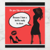 Sip & Surprise ワインラベル (シングルラベル)