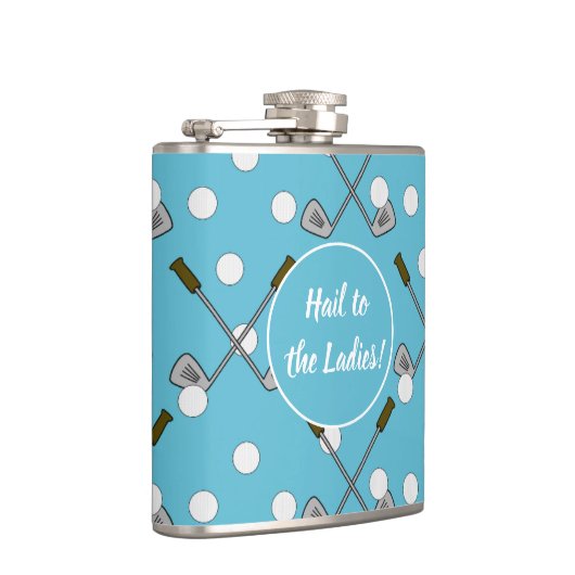 Sip & Swing – Light Blue Golf Club Flask フラスク (右)