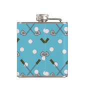 Sip & Swing – Light Blue Golf Club Flask フラスク (裏面)