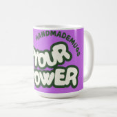 sip your power handmade mugs コーヒーマグカップ (正面右)