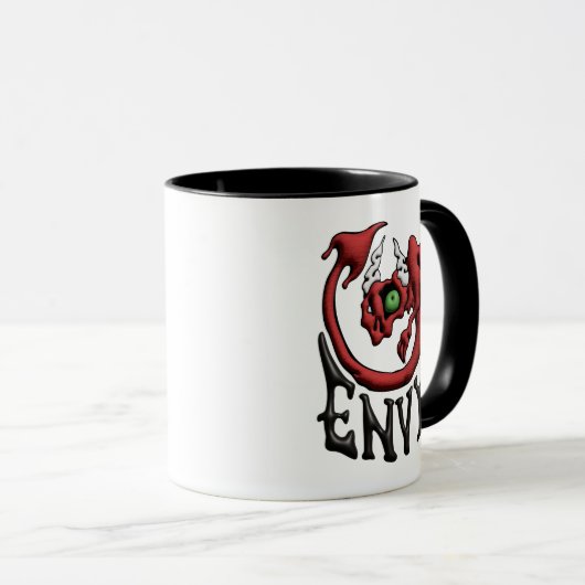 Sip your Sin Envy mug マグカップ (正面右)