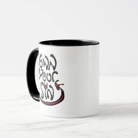 Sip your Sin Sloth mug マグカップ (正面左)