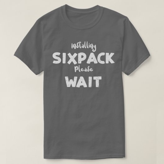 SipackのインストールトレーニングPlease WaitWorkout 1424 Tシャツ (デザイン正面)