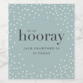 siphooray誕生日ボトルラベル ワインラベル (シングルラベル)