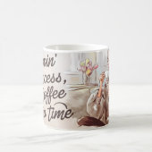 Sippin'成功ウォーターカラーコーヒー コーヒーマグカップ (中央)