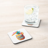 “Sippin’ & Chillin’”トロピカルビジュアルドリンク コースター (右側)