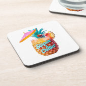 “Sippin’ & Chillin’” Tropical Vibe Drink コースター (左側)