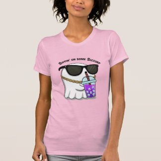 Sippin’ on Some Sizzurp Ghost Tee – Cute Funny Hip Tシャツ