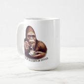 Sipping inサスカッチスタイル コーヒーマグカップ (正面左)