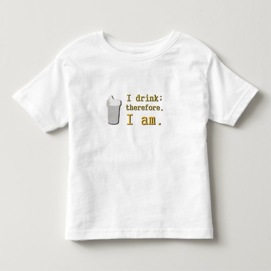 Sippy私はあります トドラーTシャツ (正面)