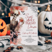 Sipsがダウンに行こうとしているハローウィンパーティ招待状 招待状