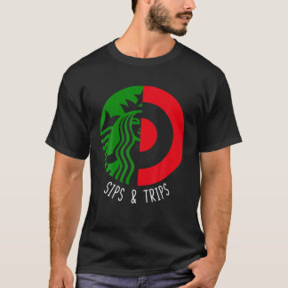 SipsとTrips Tシャツ