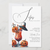 Sipsダウンするハローウィンパーティ 招待状 (正面)