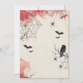 Sips About to GoカクテルハローウィンパーティInv 招待状 (裏面)