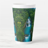"Sips by the秋 – トロピカルウォーターフォール カフェラテマグ (正面)