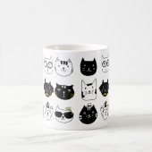 Sips & Stickers - Purr-fect Cat Vibes Mug コーヒーマグカップ (中央)