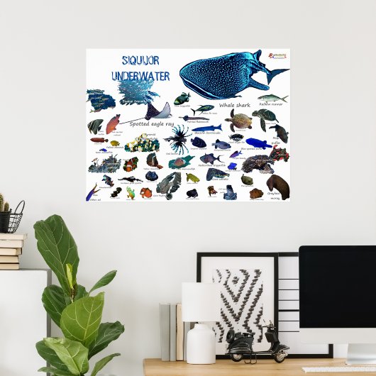 Siquijor Underwater World ポスター (ホームオフィス)