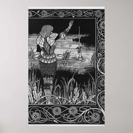 Sir Bedivereが剣エクスカリバーをキャストする方法 ポスター (正面)