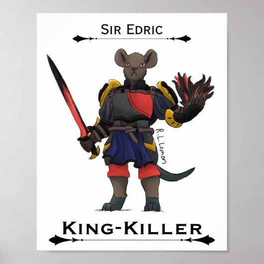 Sir Edric King-Killer Art Poster ポスター (正面)