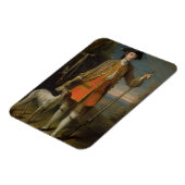 Sir Edward Hales, 1744 (キャンバス油) マグネット (左側)