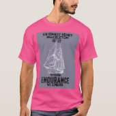 Sir Ernest Shackleton - Through Endurance We Conqu Tシャツ (正面)