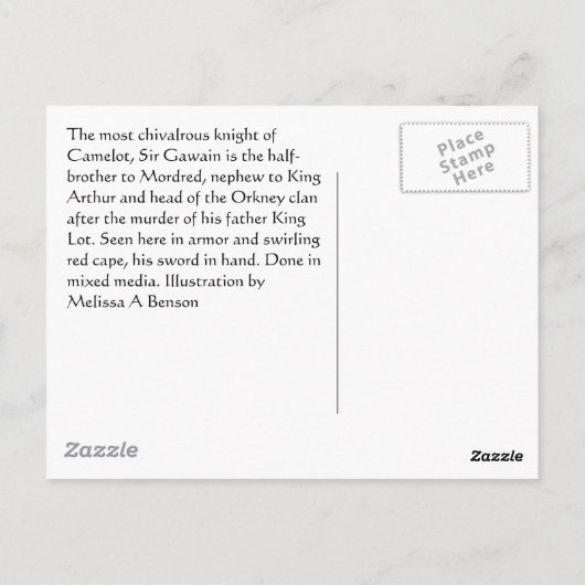 Sir Gaainはがき ポストカード (裏面)