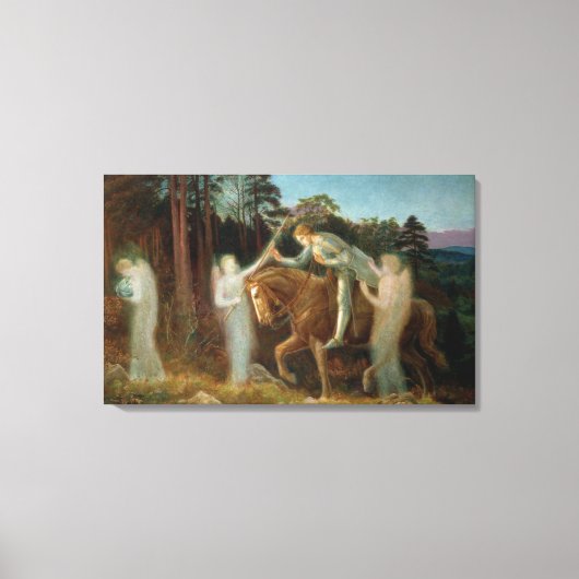 Sir Galahad, c.1894 (キャンバス油) キャンバスプリント (正面)