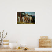 Sir Galahad, c.1894 (キャンバス油) ポスター (キッチン)