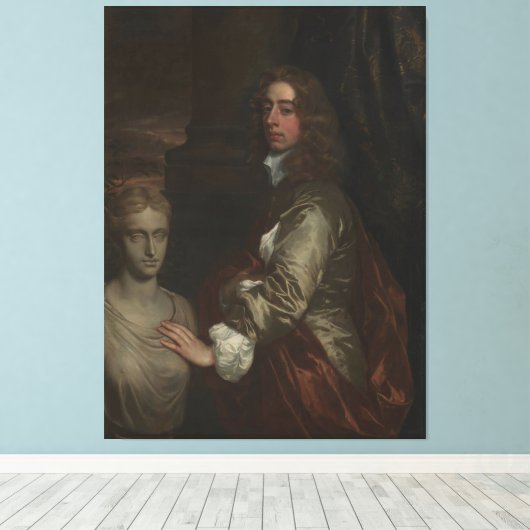 Sir Henry Capel (1638–1696) キャンバスプリント (インサイチュ (ウッドフロア))
