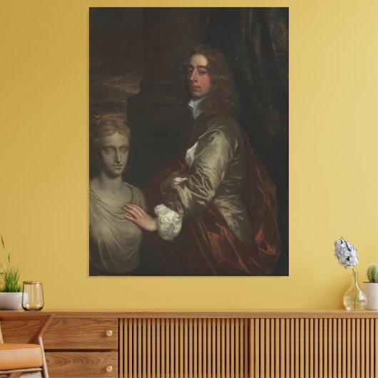 Sir Henry Capel (1638–1696) キャンバスプリント (インサイチュ (リビング))