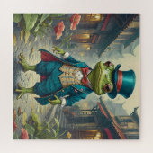 Sir Hopsworth- The Gentleman Frog Puzzle ジグソーパズル (横)