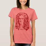 Sir Isaac Newton Customizable Shirts Tシャツ<br><div class="desc">Customizable Isaac Newton shirts.</div>